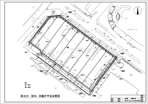 某地区桩锚基坑支护结构设计施工图-图二
