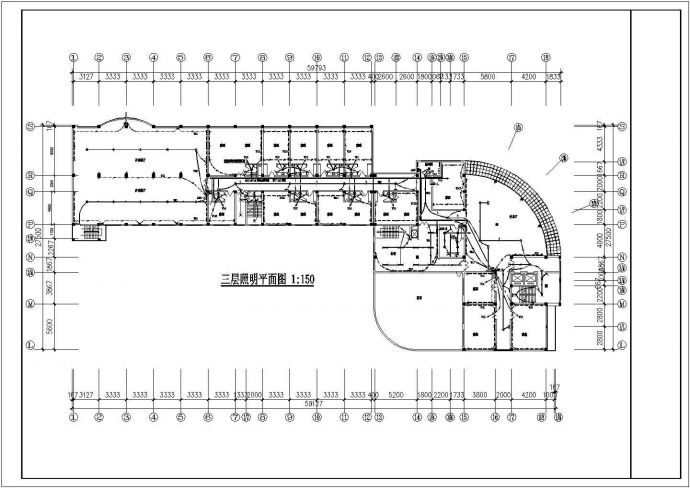 某​七层酒店电气设计方案CAD施工图_图1