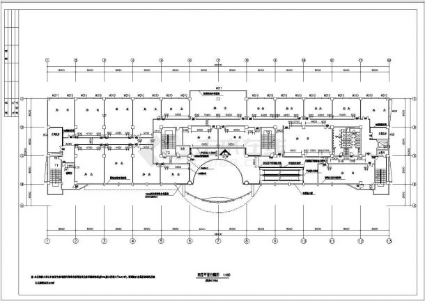 某地科技园装修CAD设计施工图纸-图二