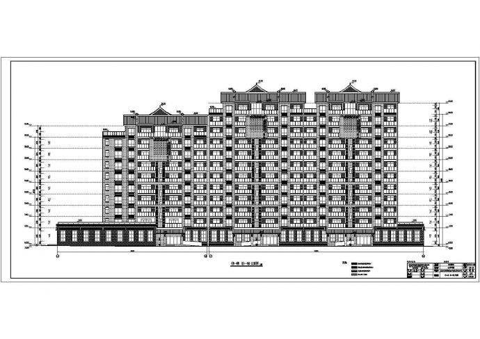 长阳新城11层混凝土框架剪力墙结构住宅楼建筑和结构施工图纸_图1