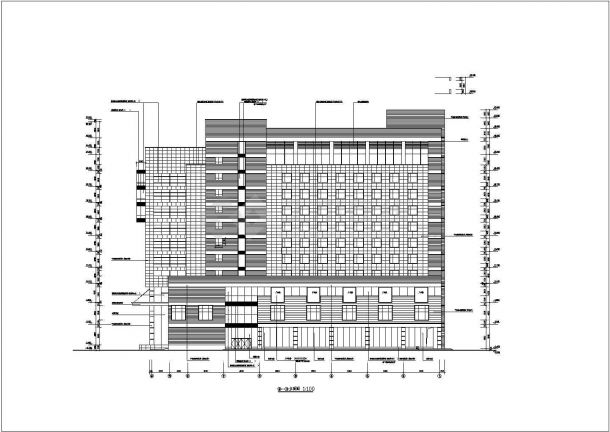 某城管监指中心二层装修设计施工图（含效果图）-图一