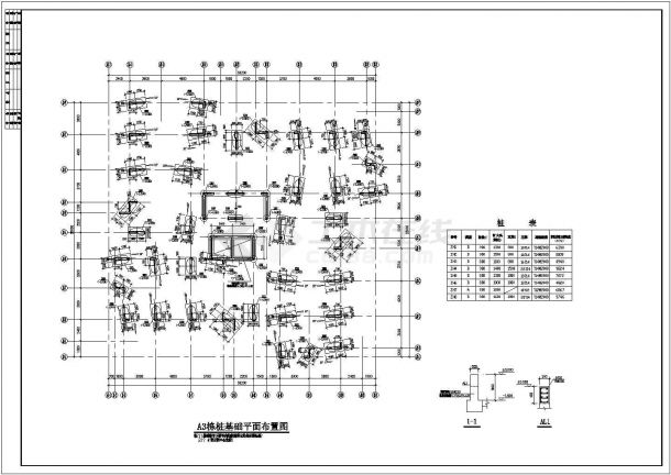 某24层剪力墙住宅楼结构设计施工图-图一