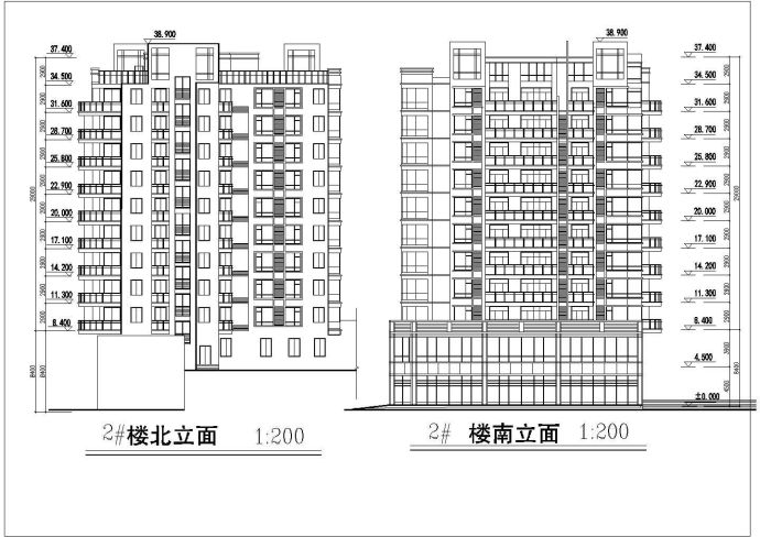 新村高层住宅建筑设计03的完整CAD图纸_图1