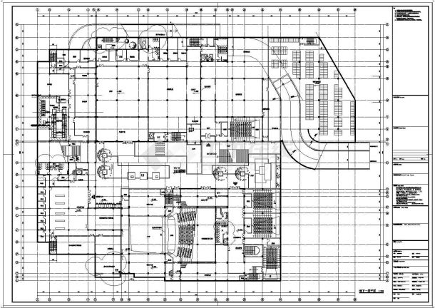 某地3层框架结构美术馆建筑方案设计-图二