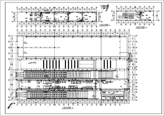 某地区重型氧化车间电气施工设计图纸_图1