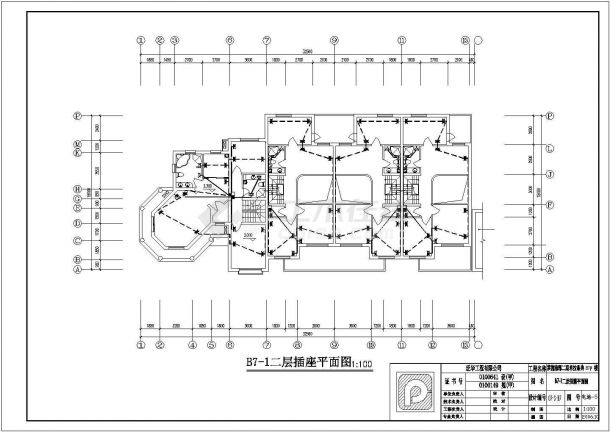 南方某地区多层住宅楼电气设计施工图-图二