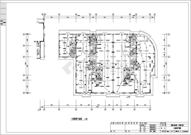 某地区二类高层住宅大楼电气CAD图-图二