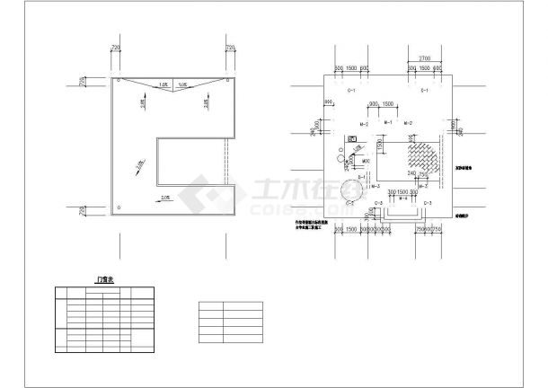 四川灾后多套两层农房建筑设计施工图-图一