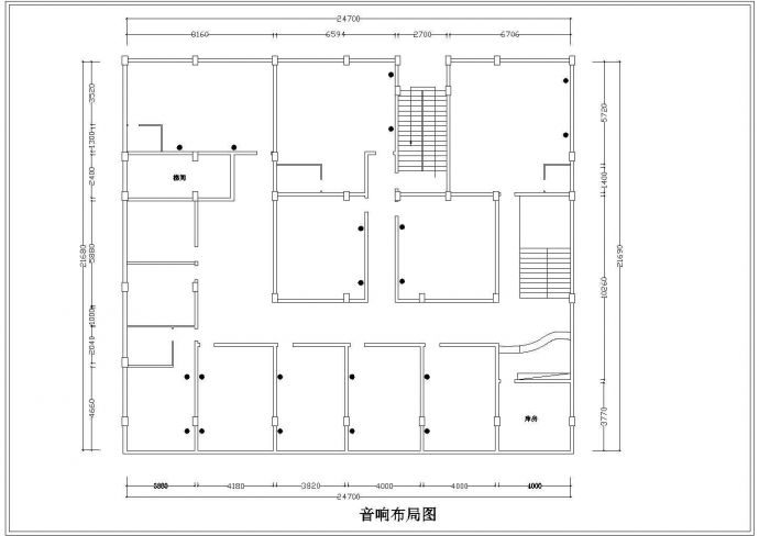 某地高档娱乐会所装修CAD设计施工图_图1