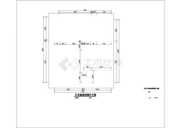 居住房结构设计方案及施工全套CAD图纸-图二