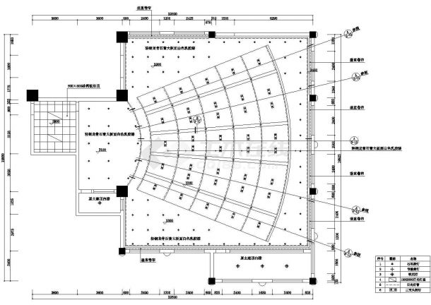 某地高级会议室装修CAD设计施工图纸-图二