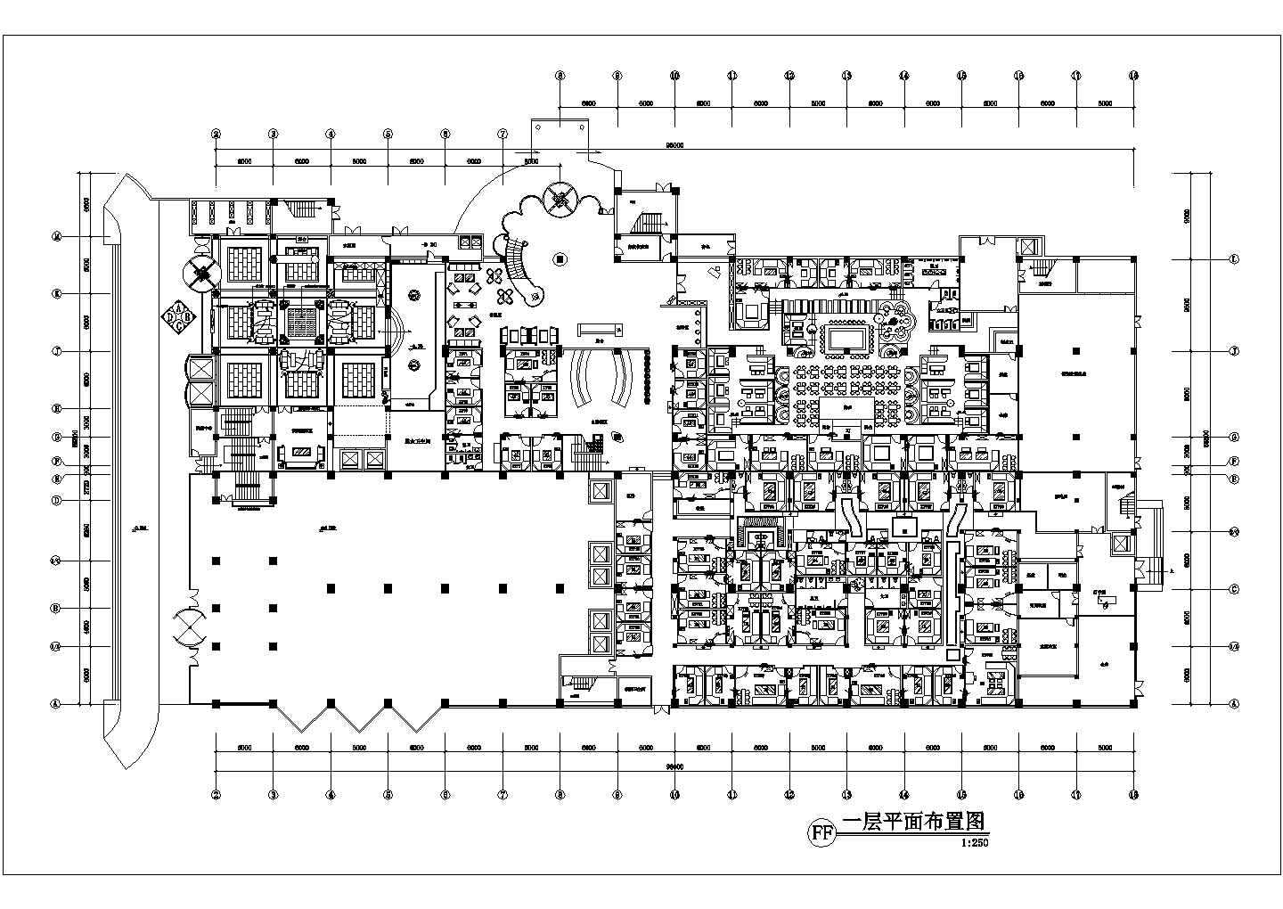 某市酒店ktv装修CAD设计施工图