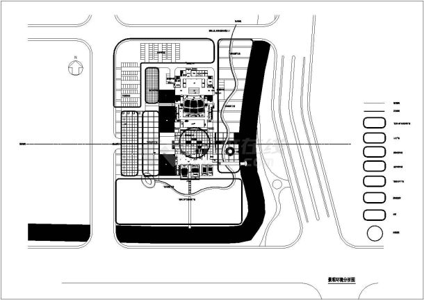 某地多层现代风格影剧院建筑方案设计图-图二