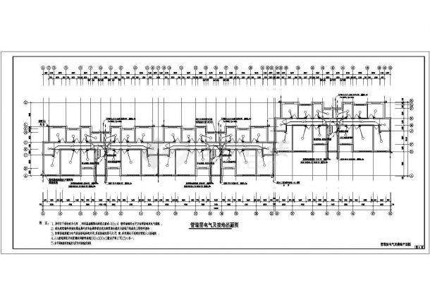 某地区六层含地下室住宅楼电气CAD图-图二
