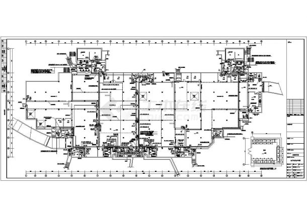 地下汽车库全套电气设计施工CAD图纸-图一