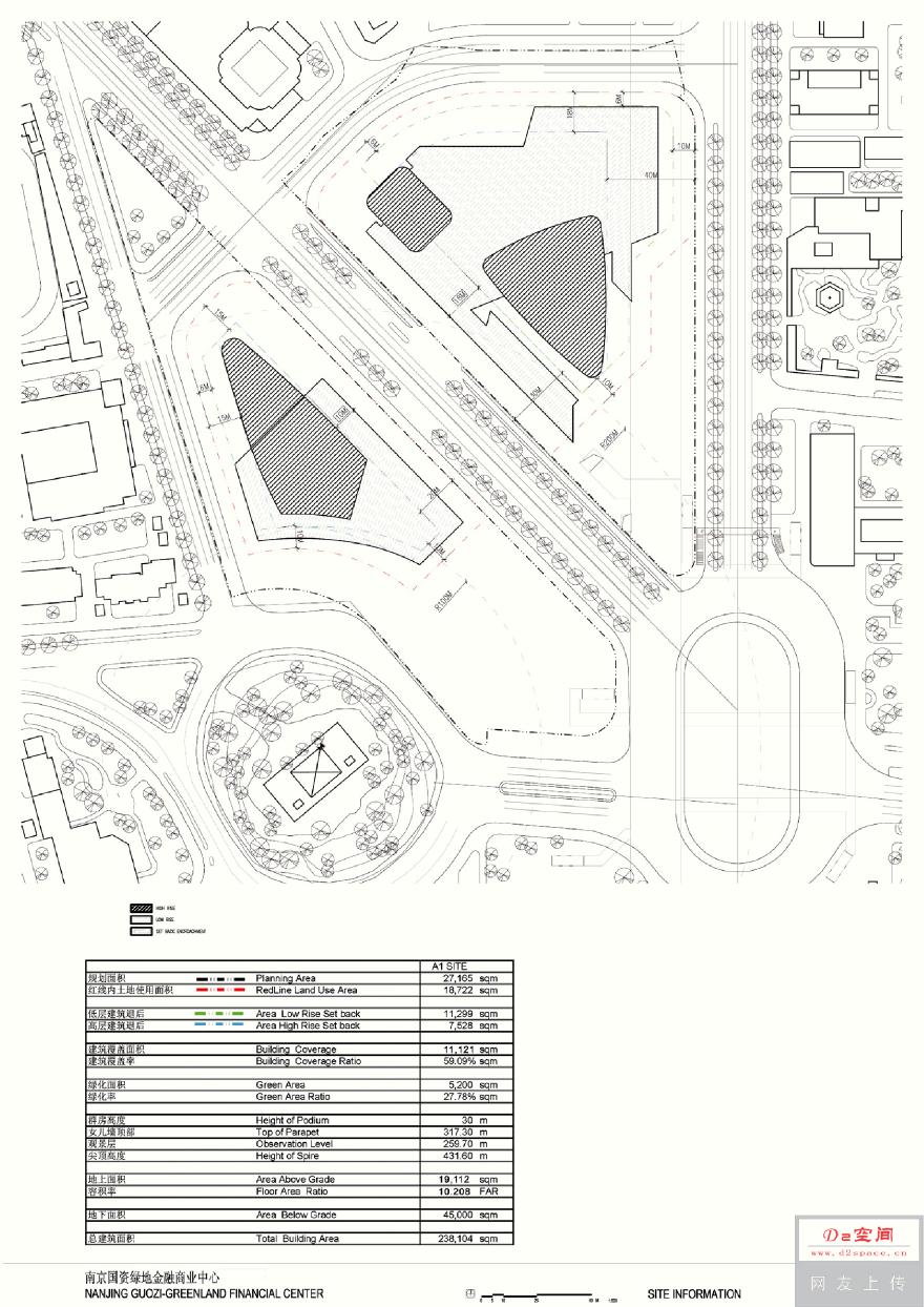 南京绿地国际商务中心建筑设计(共12页).pdf-图二