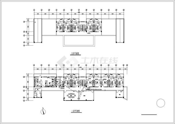 公共建筑全套电气设计施工CAD图-图二