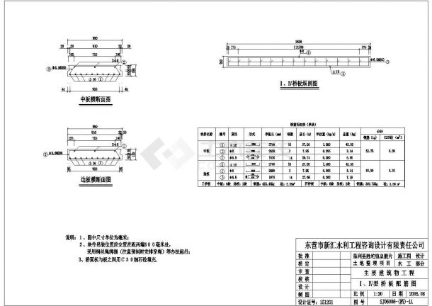 东营田间桥闸涵片土地整理项目全套设计图-图二