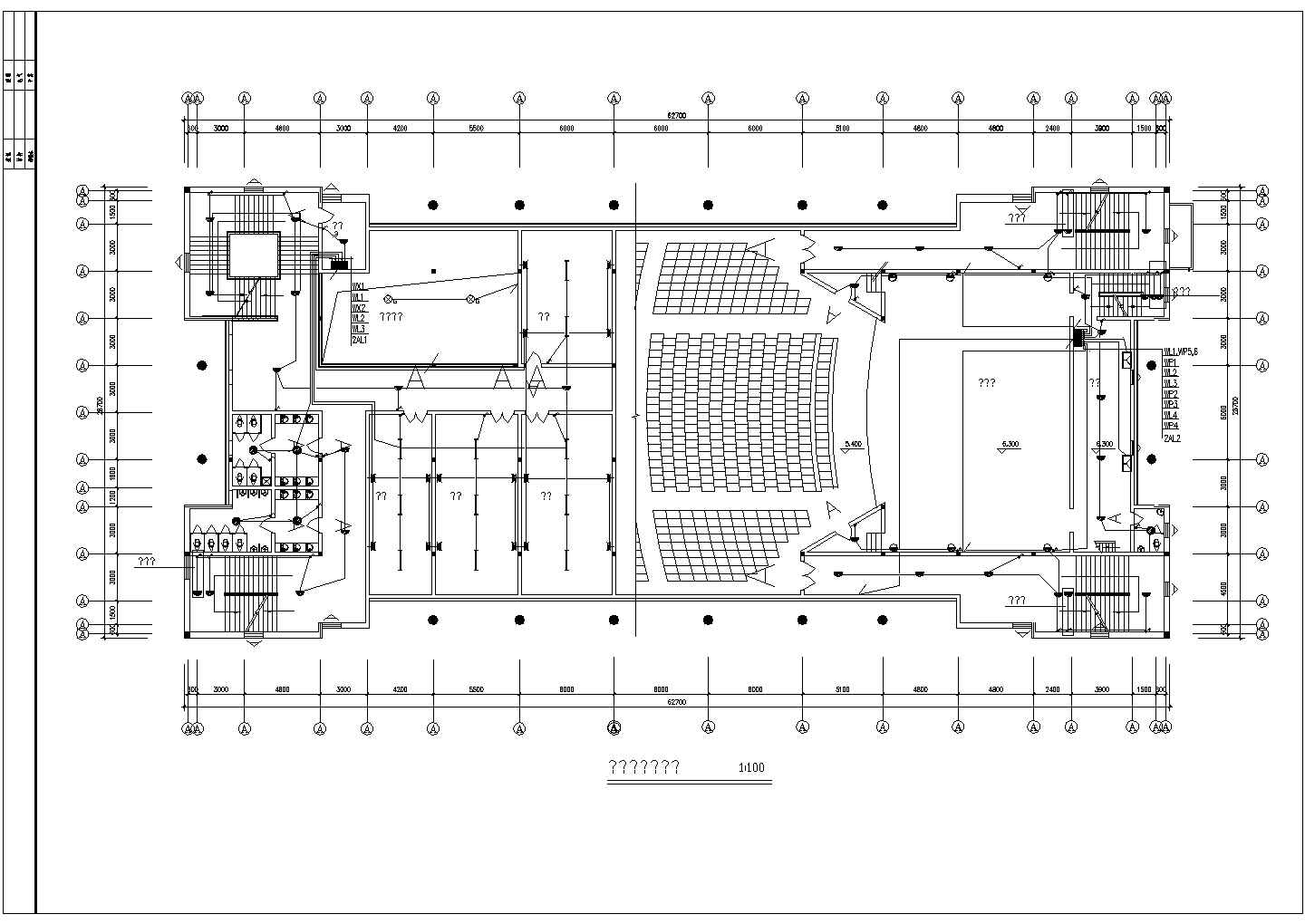 某礼堂剧场工程电气设计全套施工图纸