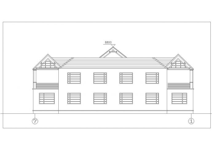 简单实用的小别墅方案建筑设计图纸_图1