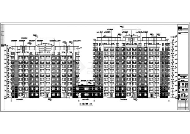 某地住宅小区小高层住宅楼建筑方案设计图-图二
