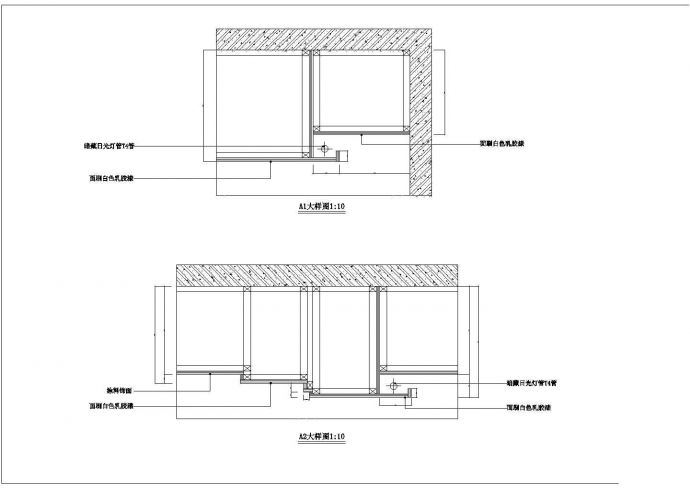 某地三层别墅室内装修设计CAD施工图纸_图1