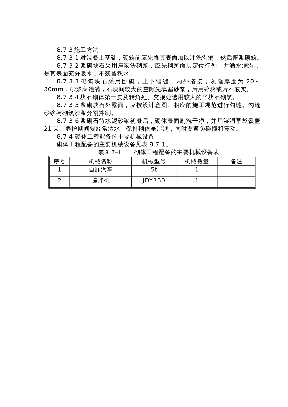 尾水渠土石方回填、砌体工程施工-图二