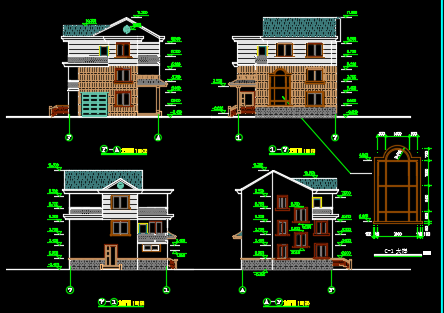 农村三层自建房建筑结构设计施工图-图二