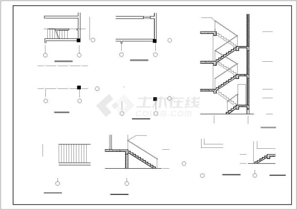 某地大型联排别墅建筑施工图（含设计说明）-图二