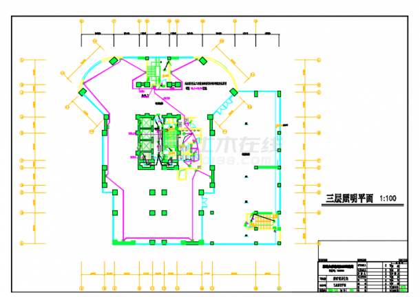 某市高层住宅楼电气设计施工CAD图-图二