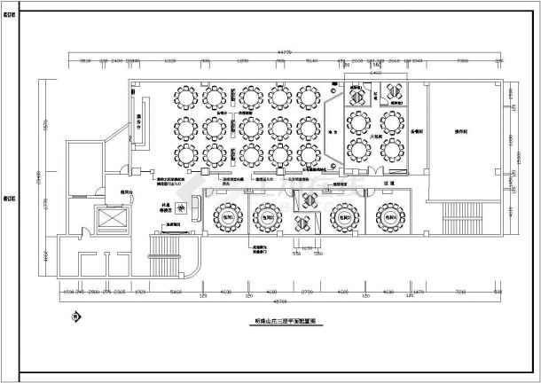 某地大型商务酒店装修CAD设计施工图纸-图二