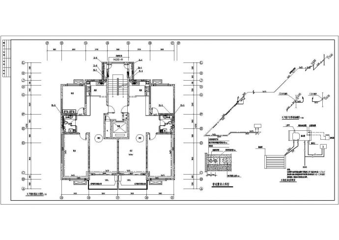 某十一层住宅楼给排水设计方案图纸_图1