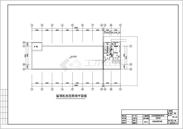 上海XX区5层传染病医院强电图纸-图一