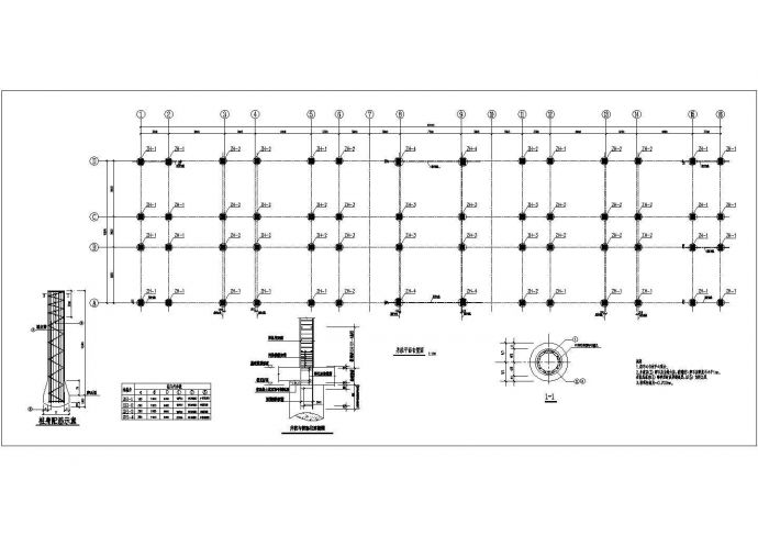 某地五层框架结构教学楼结构设计施工图_图1