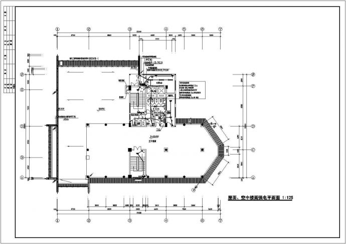 某六层酒店综合楼电气设计CAD施工图_图1