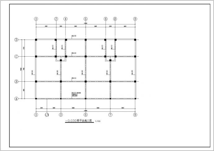 某地七层底框结构住宅结构设计施工图_图1
