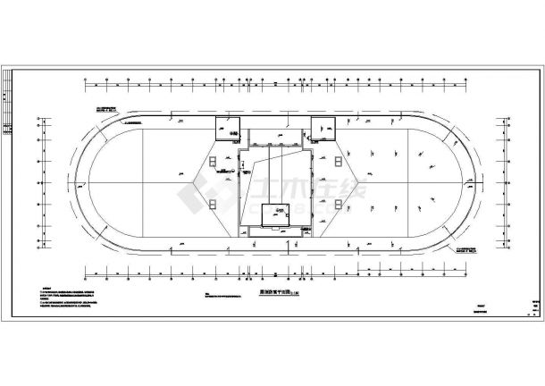 某地食堂电气设计方案CAD施工图-图二
