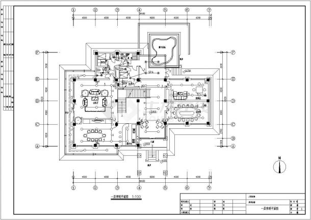 某地区大型宾馆会所电气设计图（含设计说明）-图二