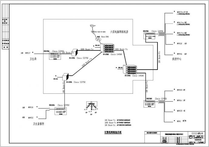比较详细的全套弱电系统电气图设计模板（含设计说明）_图1