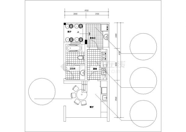 无锡市民用建筑设计院的完整CAD设计图纸-图一