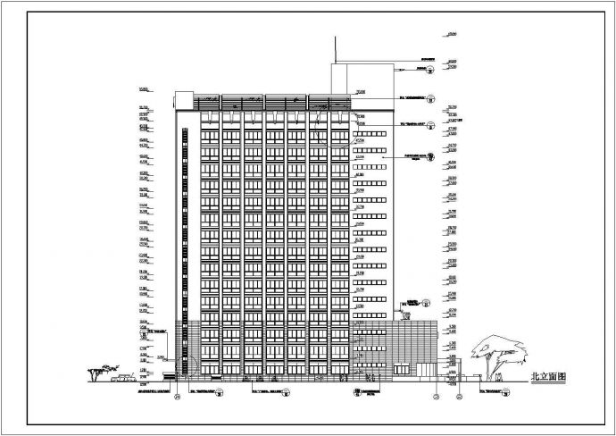 某地15层框剪结构办公楼建筑设计施工图_图1