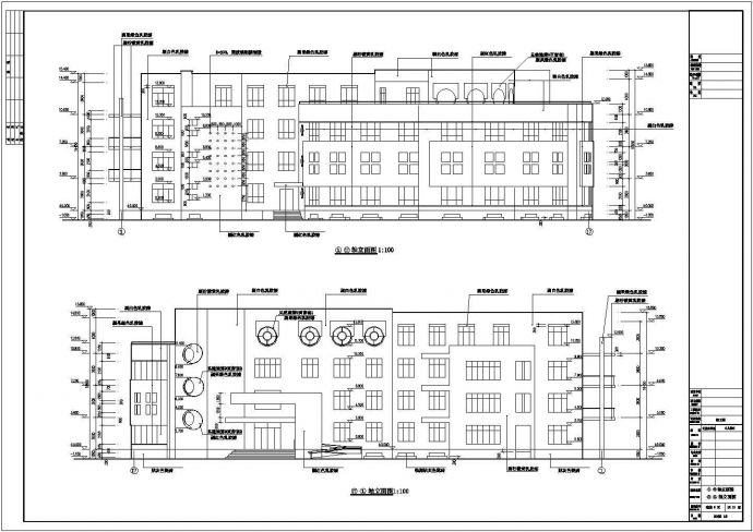 某地四层砖混结构幼儿园建筑设计施工图_图1