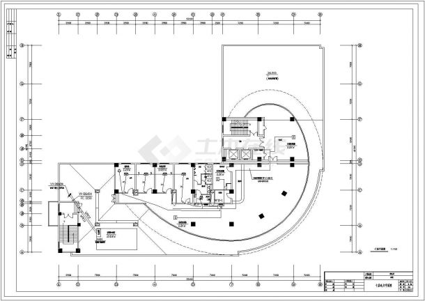 某商务大厦全套具体电气设计施工CAD图-图二
