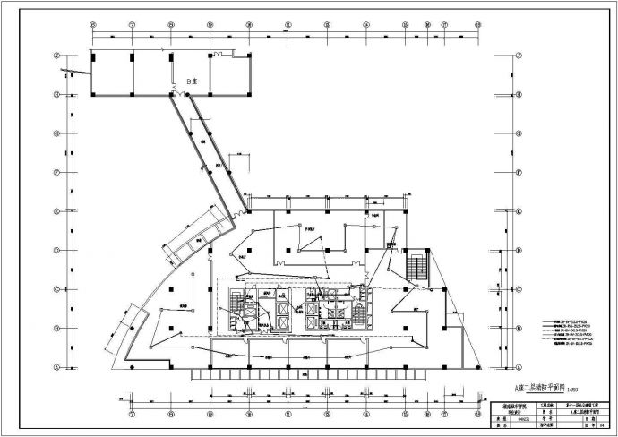 强电某十一层办公建筑电气cad详细全套施工平面图纸_图1