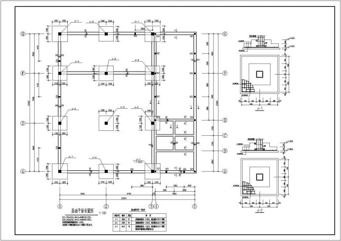 某地单层框架结构锅炉房结构施工图_图1