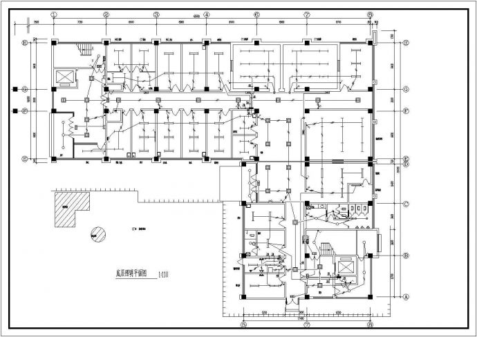 医院全套电气设计施工CAD图纸方案_图1