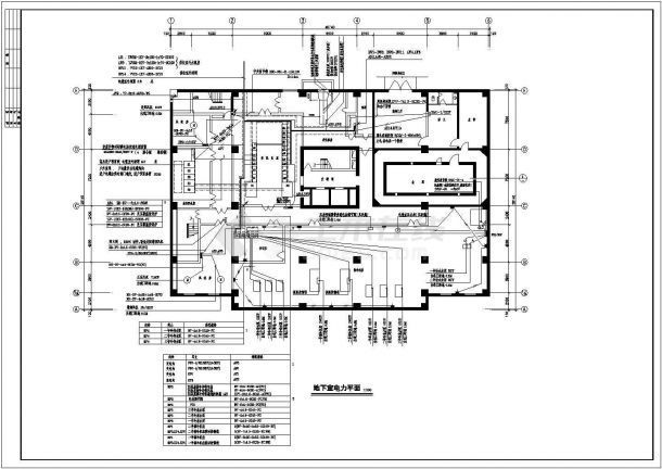 某电气12层大型宾馆电气施工设计图-图一