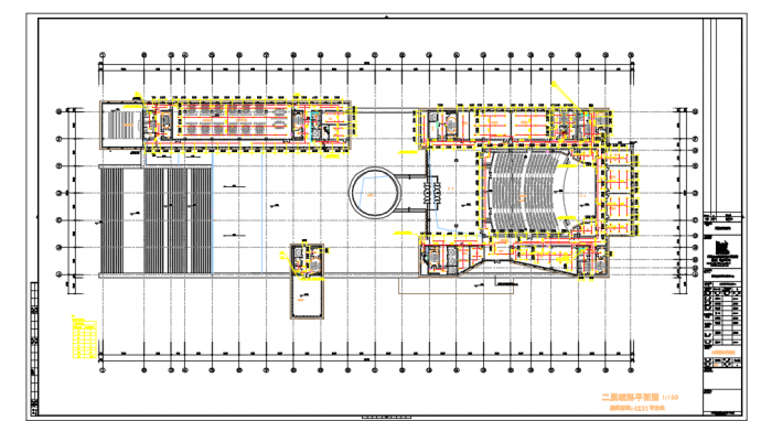 某地旅游中心给排水设计施工CAD图纸_图1