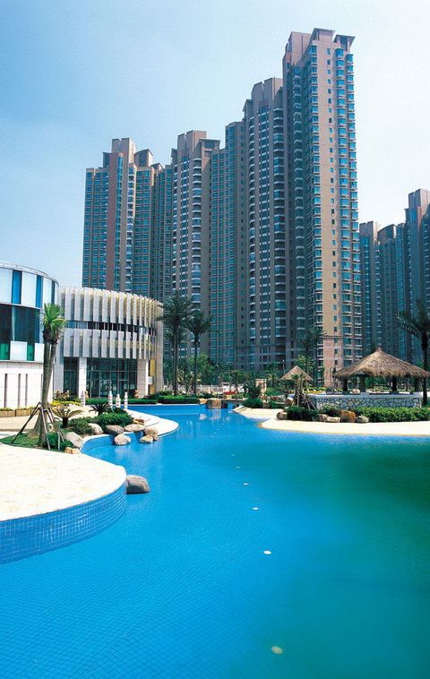 国际风格楼盘现代风格--世贸滨江花园-图一