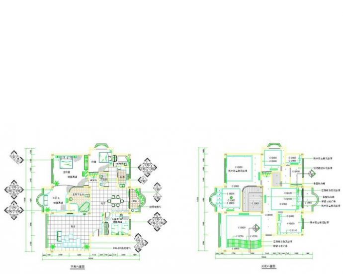 居住室内平面图与施工图_图1